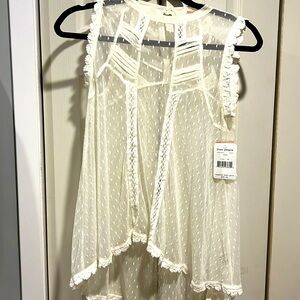 Free People lace top